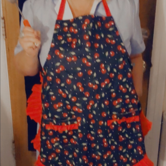 Vintage cherries apron NWT - Picture 1 of 9